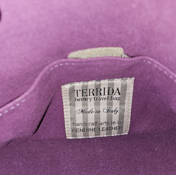 Terrida Murano Italian Leather toiletry bag - Picture 8 of 12